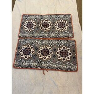 Greenland Home Fashions Quilted Bed Pillow Sham, King 20" x 38" A Set Of 2